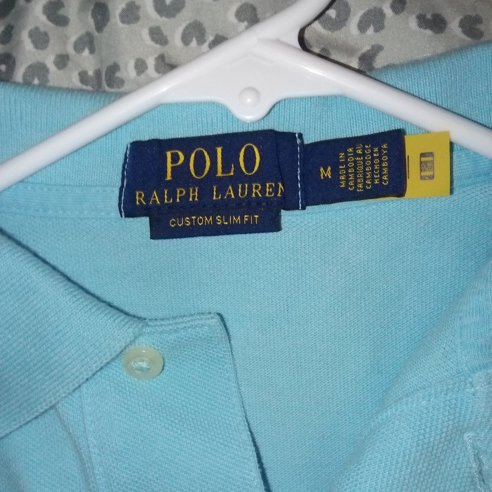 Polo by Ralph Lauren Light Blue Men's Polo Shirt